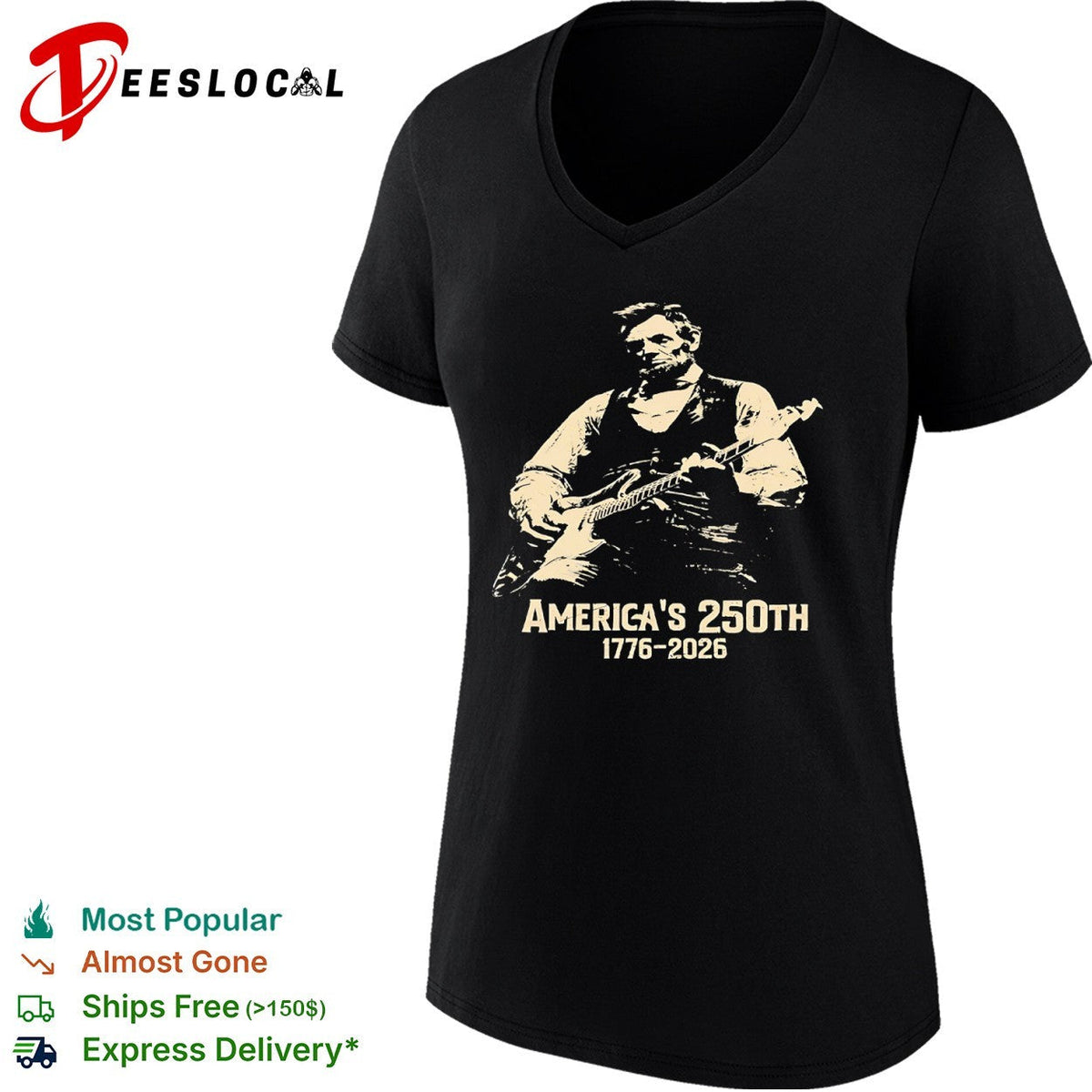 Abraham Lincoln America’s 250th 1776 2026 shirt Unisex