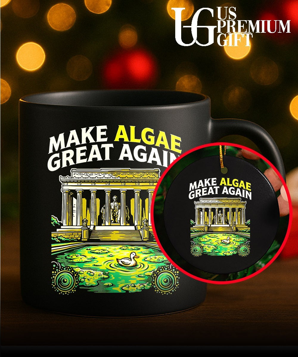 Abraham Lincoln Lincoln Memorial Reflecting Pool Make Algae Great Again shirt Unisex