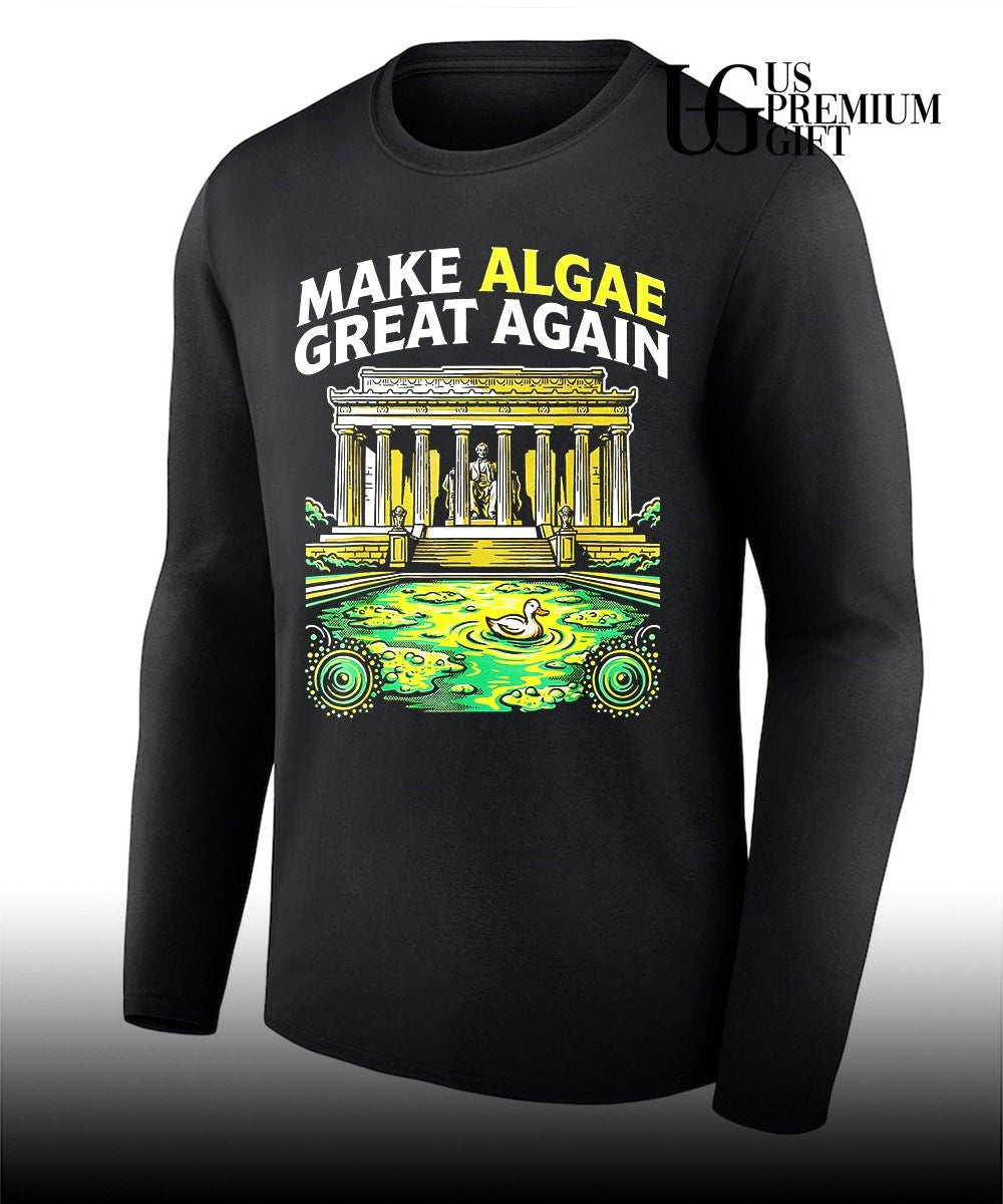 Abraham Lincoln Lincoln Memorial Reflecting Pool Make Algae Great Again shirt Unisex