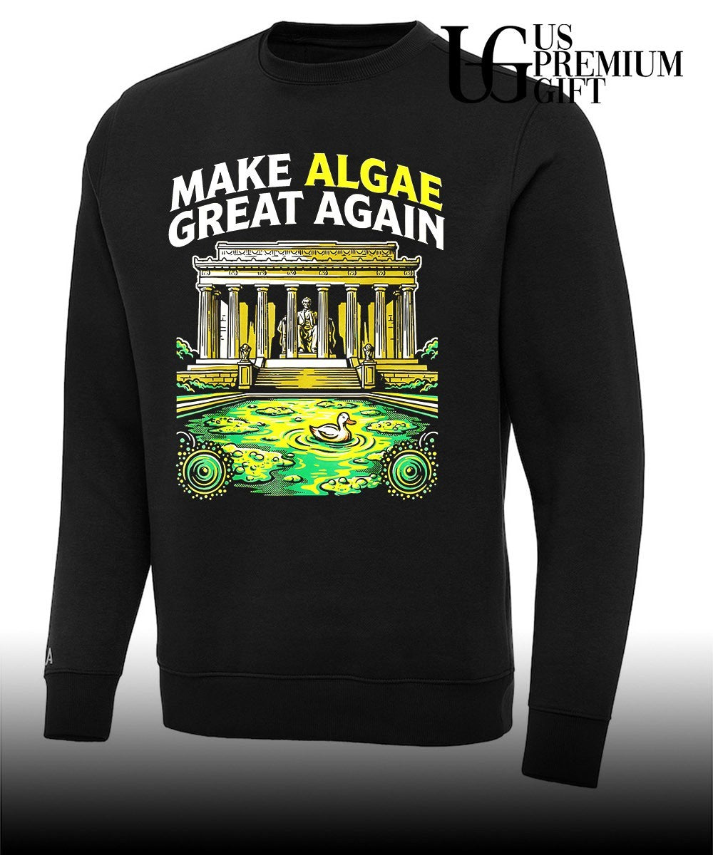 Abraham Lincoln Lincoln Memorial Reflecting Pool Make Algae Great Again shirt Unisex