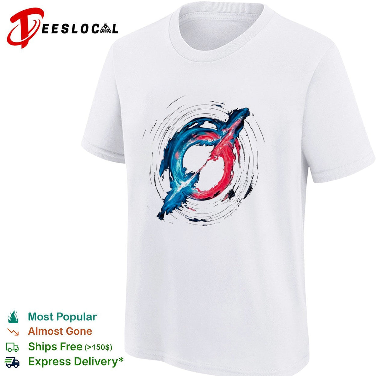 Abstract Plasma Ring Nebula Fusion Shirt Unisex