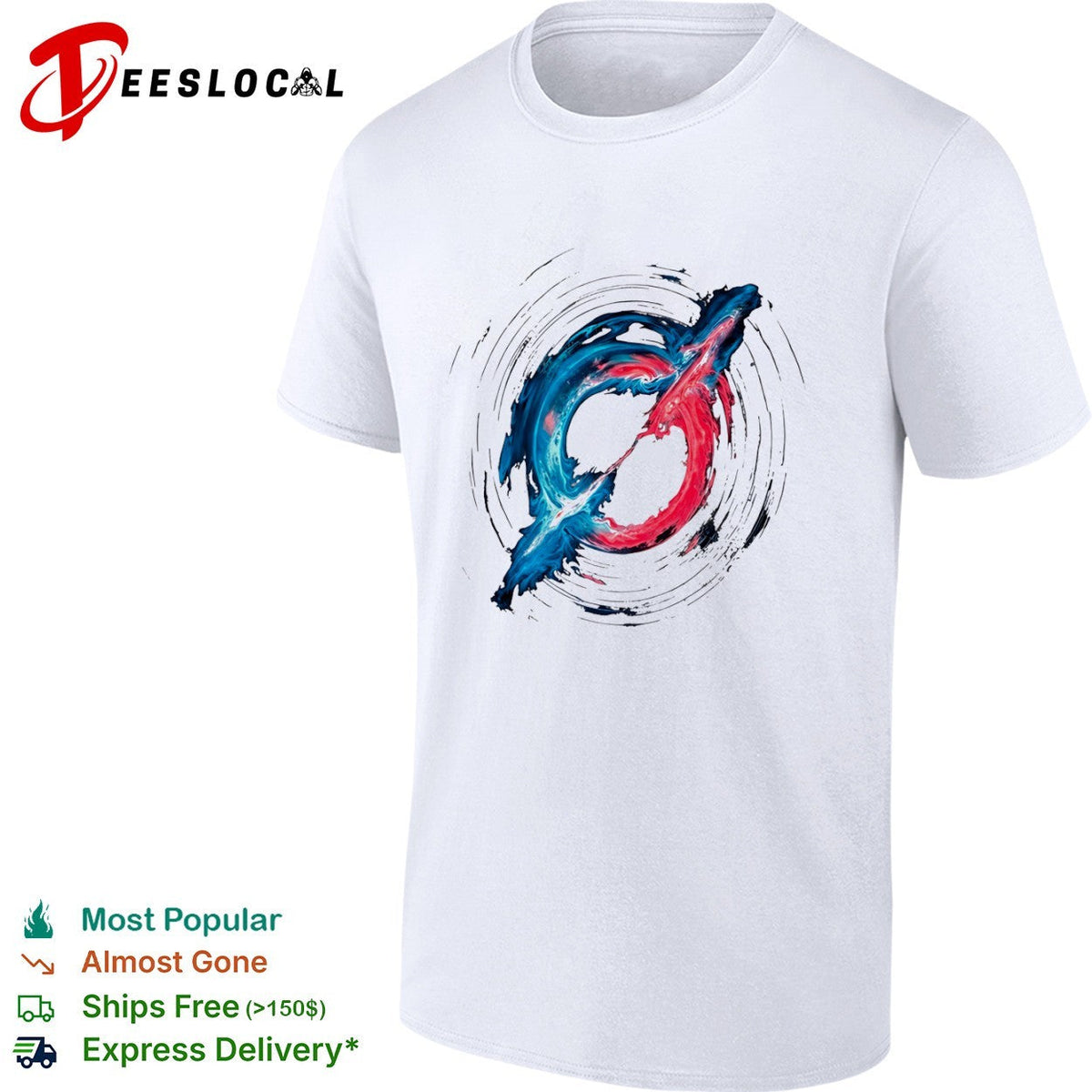 Abstract Plasma Ring Nebula Fusion Shirt Unisex