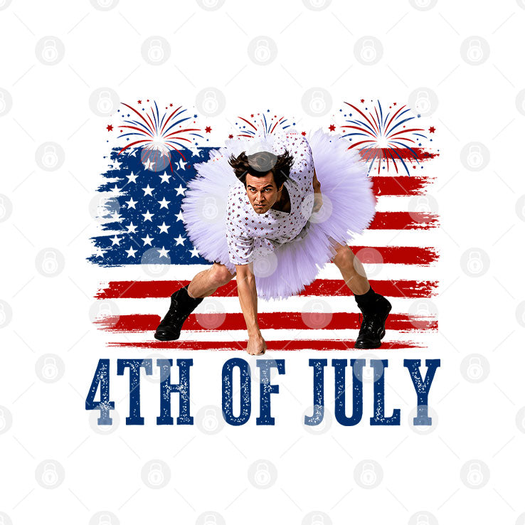 Ace Ventura Put Me In Coach 4th Of July Funny Patriotic American Flag Graphic T Shirt Unisex
