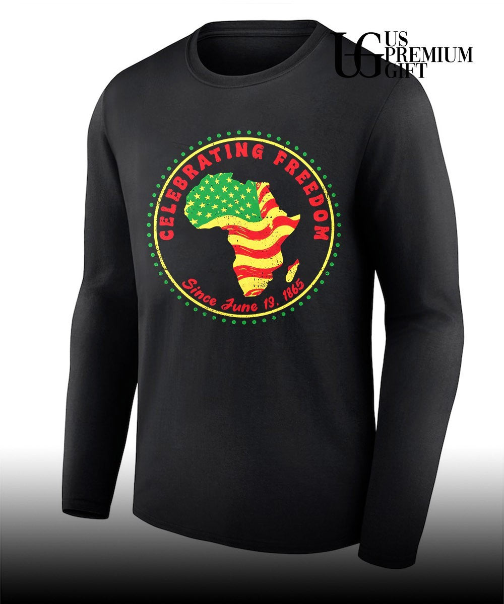 Africa Juneteenth Flag Celebrating Freedom Since June 19 1865 shirt Unisex