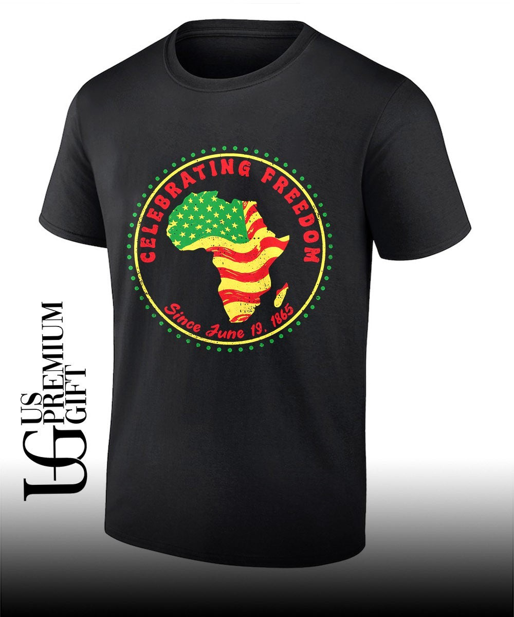 Africa Juneteenth Flag Celebrating Freedom Since June 19 1865 shirt Unisex
