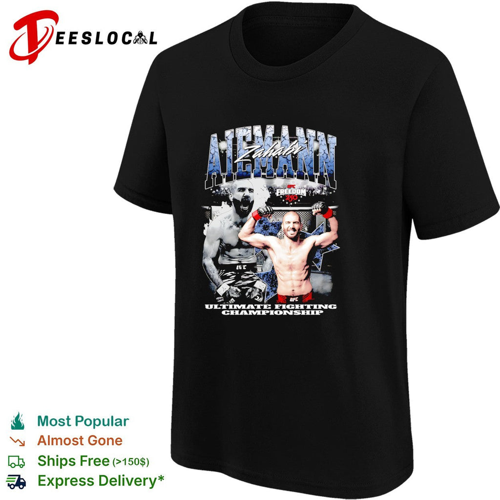 Aiemann Zahabi UFC Freedom 250 Ultimate Fighting Championship poster shirt Unisex