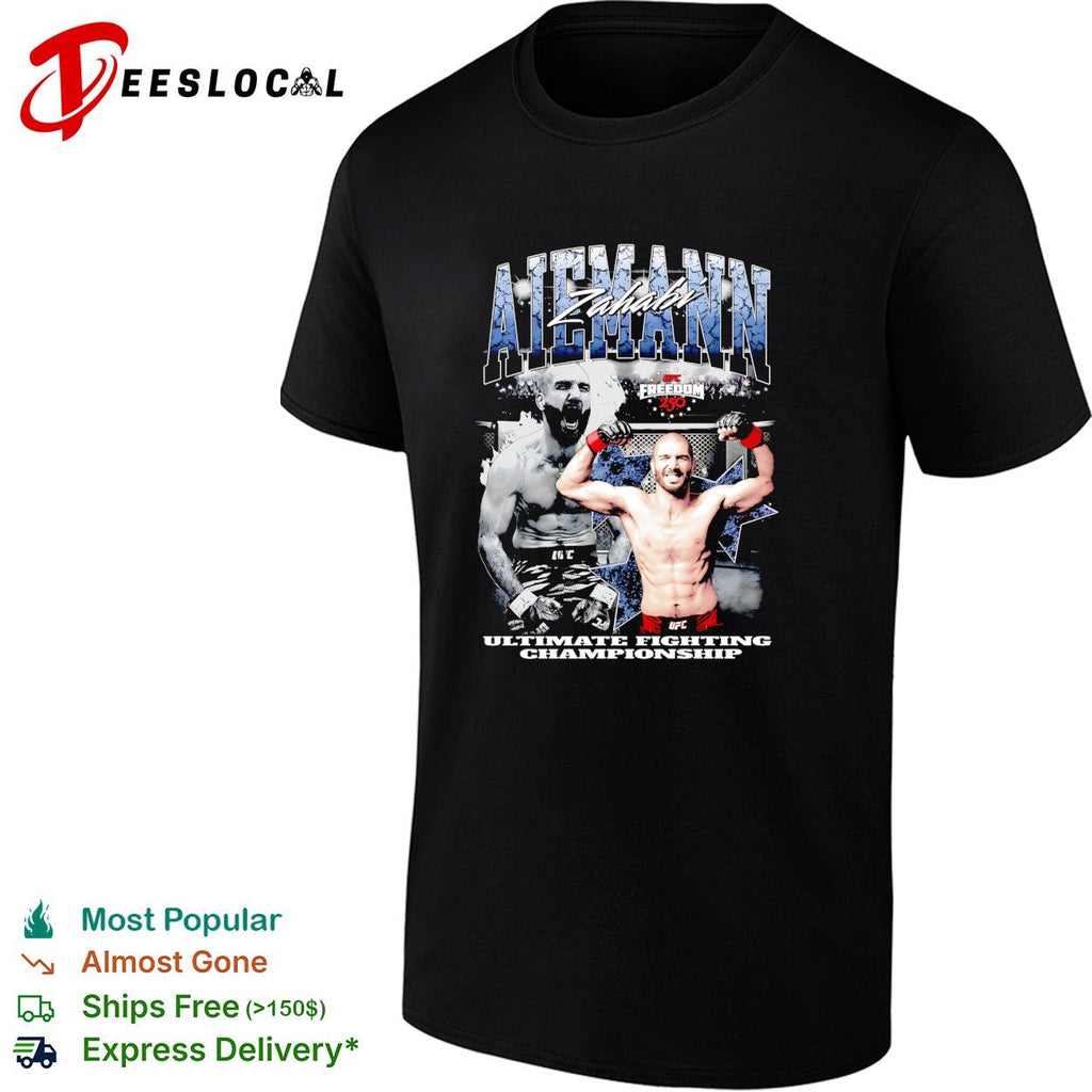 Aiemann Zahabi UFC Freedom 250 Ultimate Fighting Championship poster shirt Unisex
