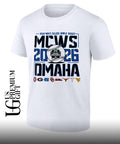 Alabama Georgia North Carolina Oklahoma Ole Miss Texas Texas Tech West Virginia MCWS 2026 Omaha shirt