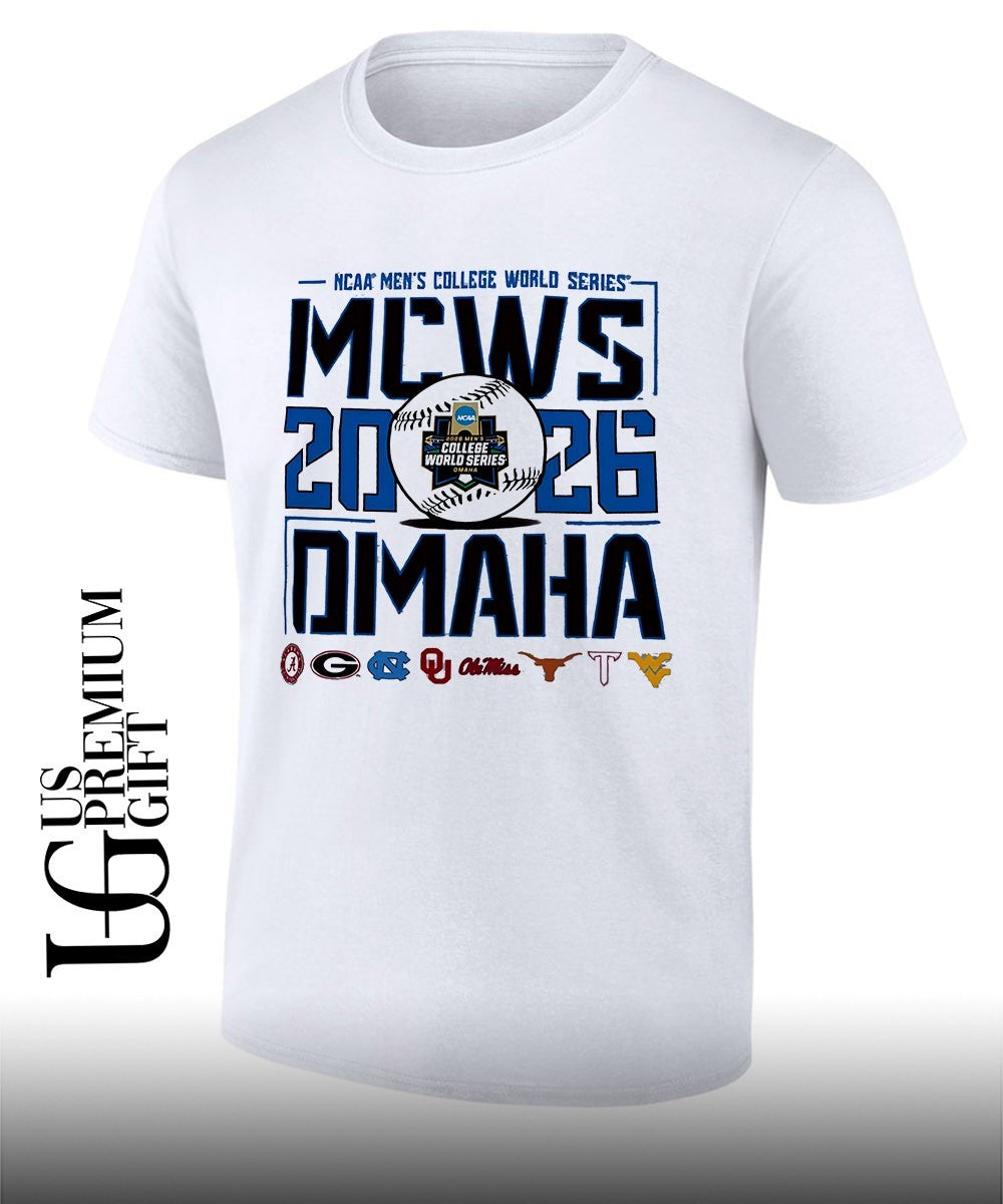 Alabama Georgia North Carolina Oklahoma Ole Miss Texas Texas Tech West Virginia MCWS 2026 Omaha shirt