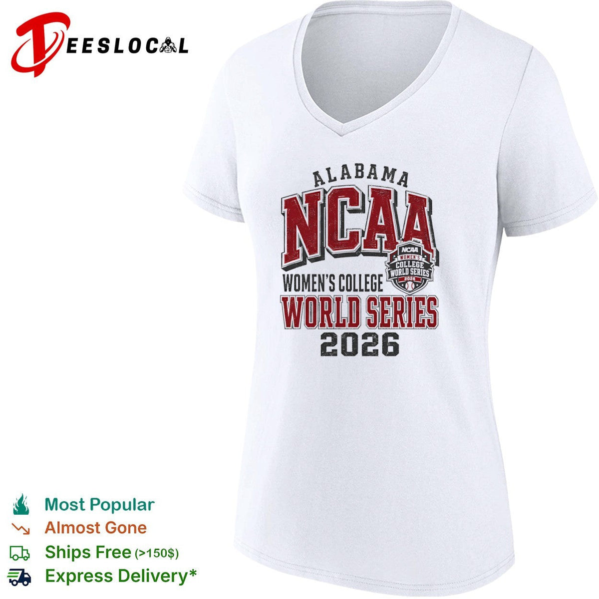 Alabama NCAA Women’s College World Series 2026 Softball Champions shirt Unisex