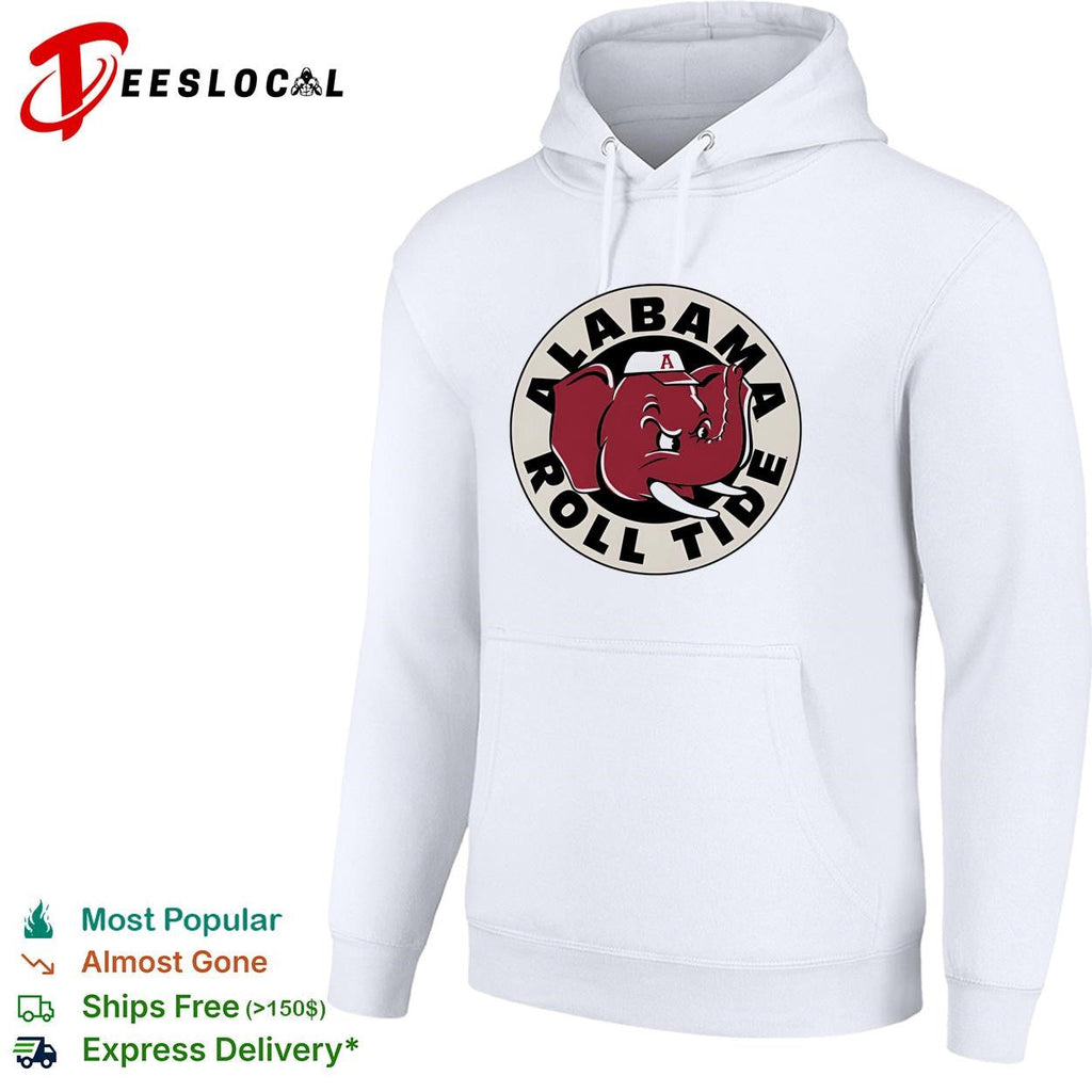 Alabama Roll Tide Big Al elephant mascot circle vintage logo shirt Unisex