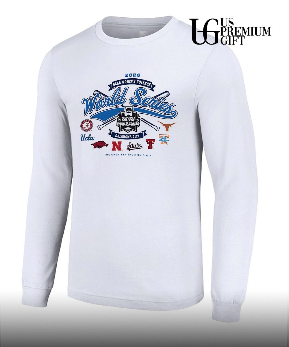 Alabama UCLA Arkansas Nebraska State Texas Tech Tennessee NCAA Women’s College World Series shirt