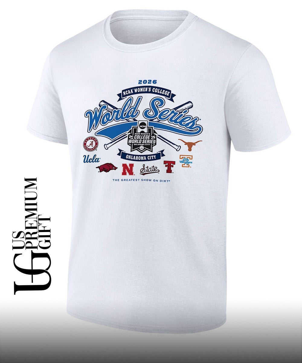 Alabama UCLA Arkansas Nebraska State Texas Tech Tennessee NCAA Women’s College World Series shirt