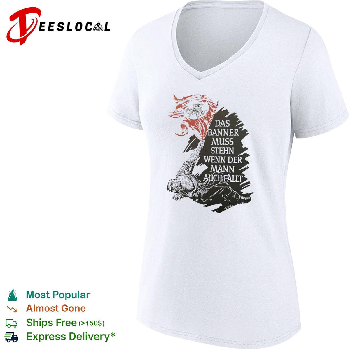 Albert Leo Schlageter Das Banner muss stehn wenn der Mann auch fallt propaganda shirt Unisex