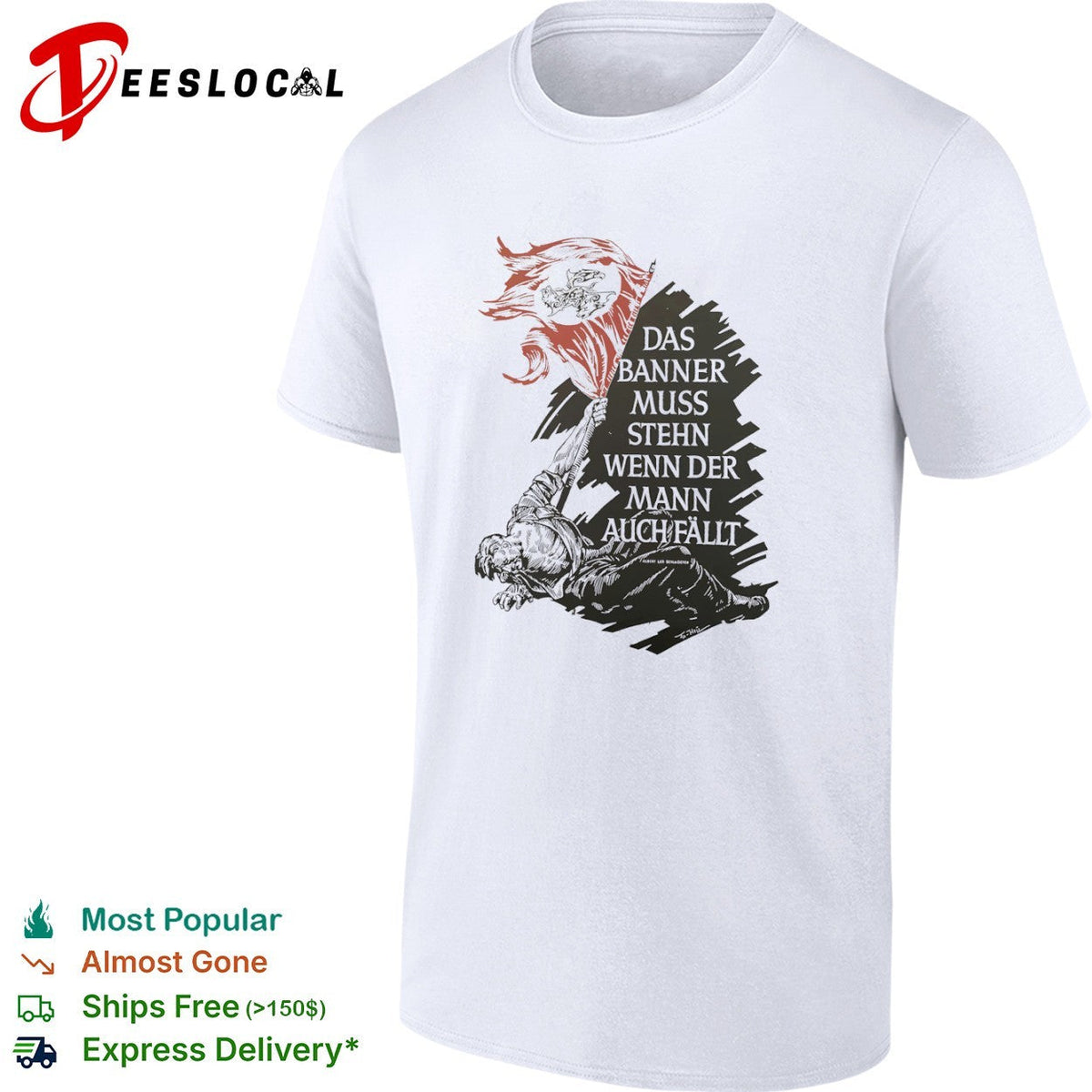 Albert Leo Schlageter Das Banner muss stehn wenn der Mann auch fallt propaganda shirt Unisex