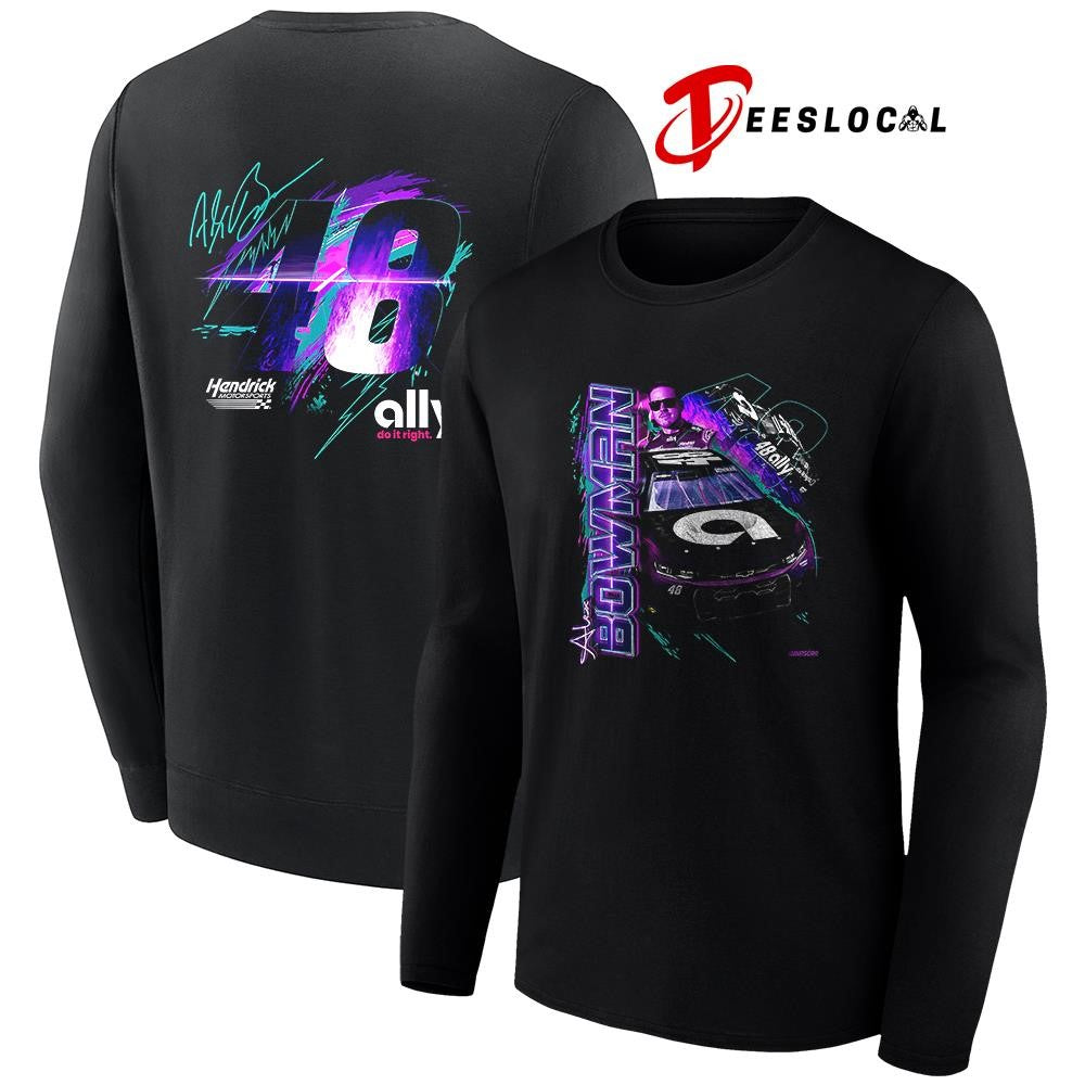 Alex Bowman Ally Flash do it right car racing signature shirt Unisex
