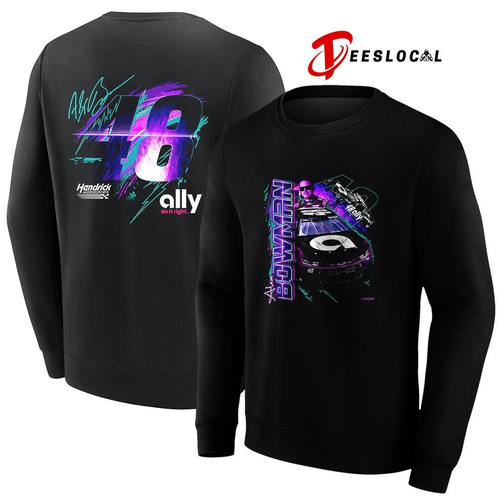 Alex Bowman Ally Flash do it right car racing signature shirt Unisex