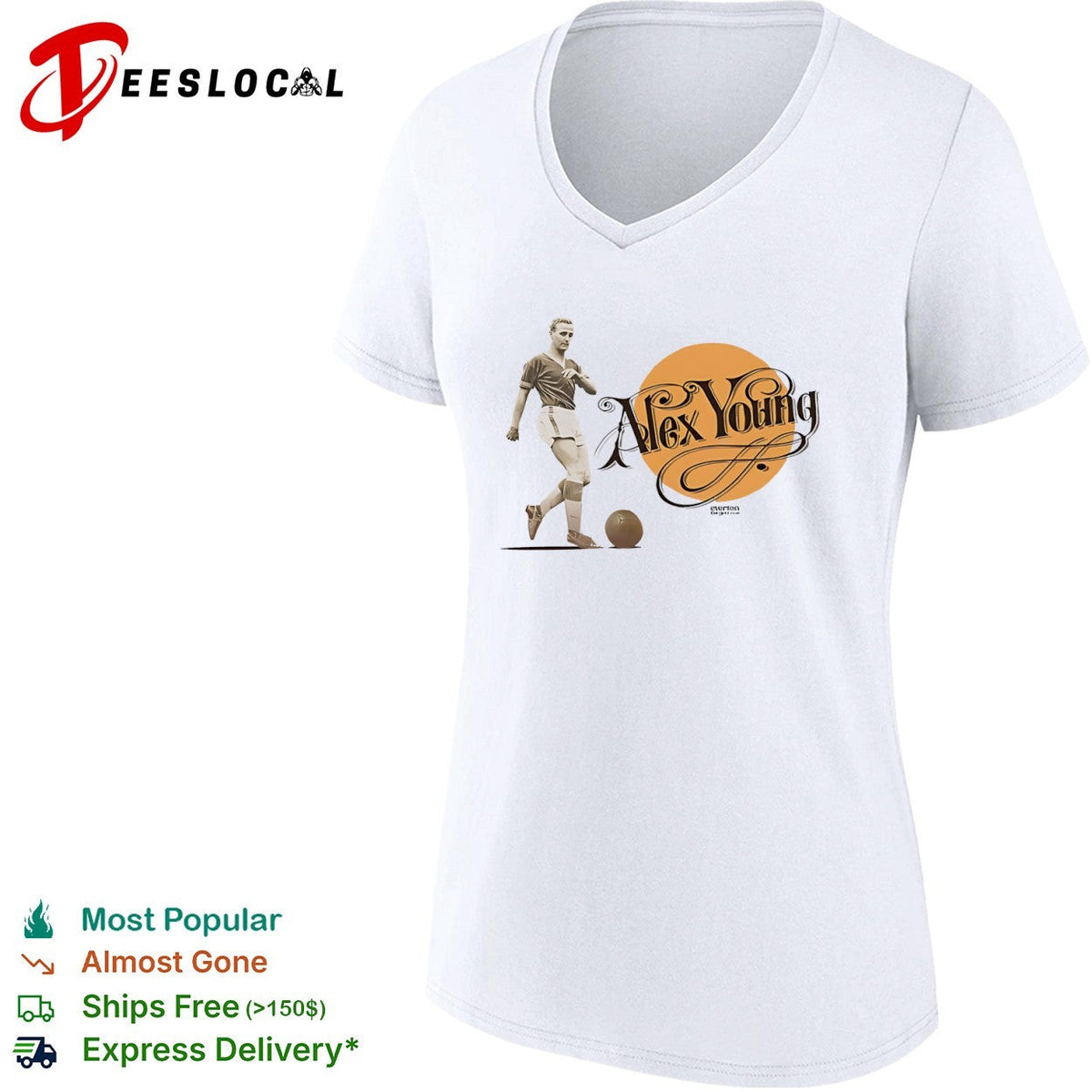 Alex Young Everton player shirt Unisex