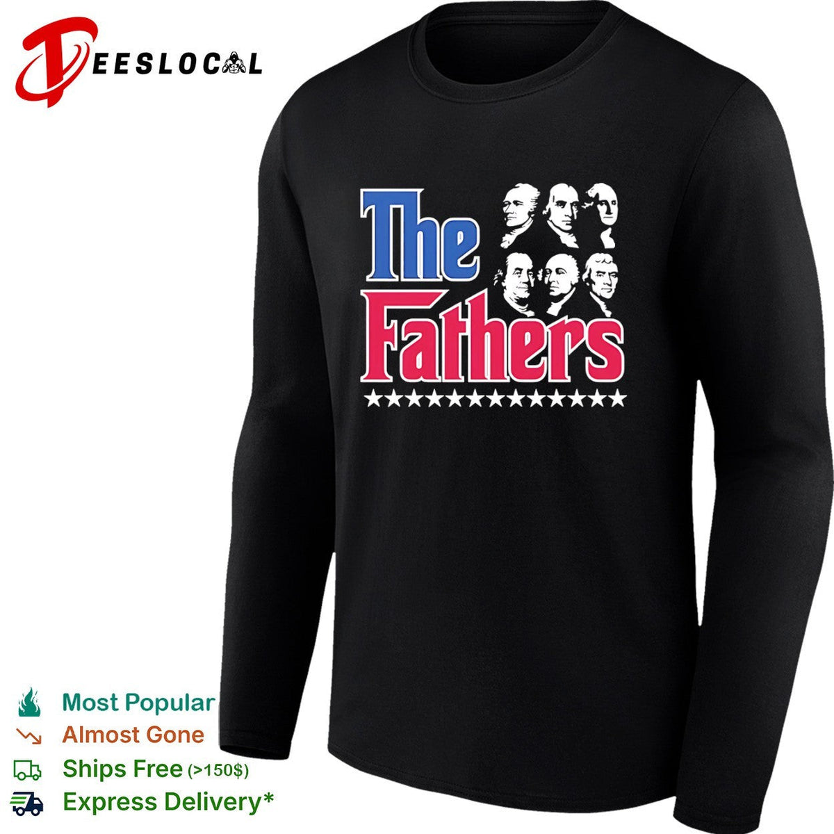 Alexander Hamilton George Washington Benjamin Franklin The Fathers shirt Unisex