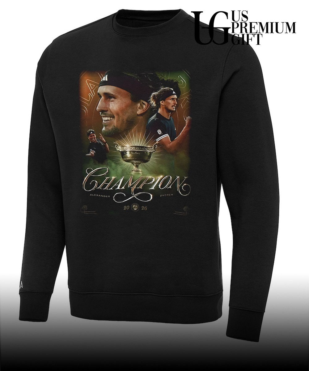 Alexander Zverev 2026 Roland Garros Champions Unisex