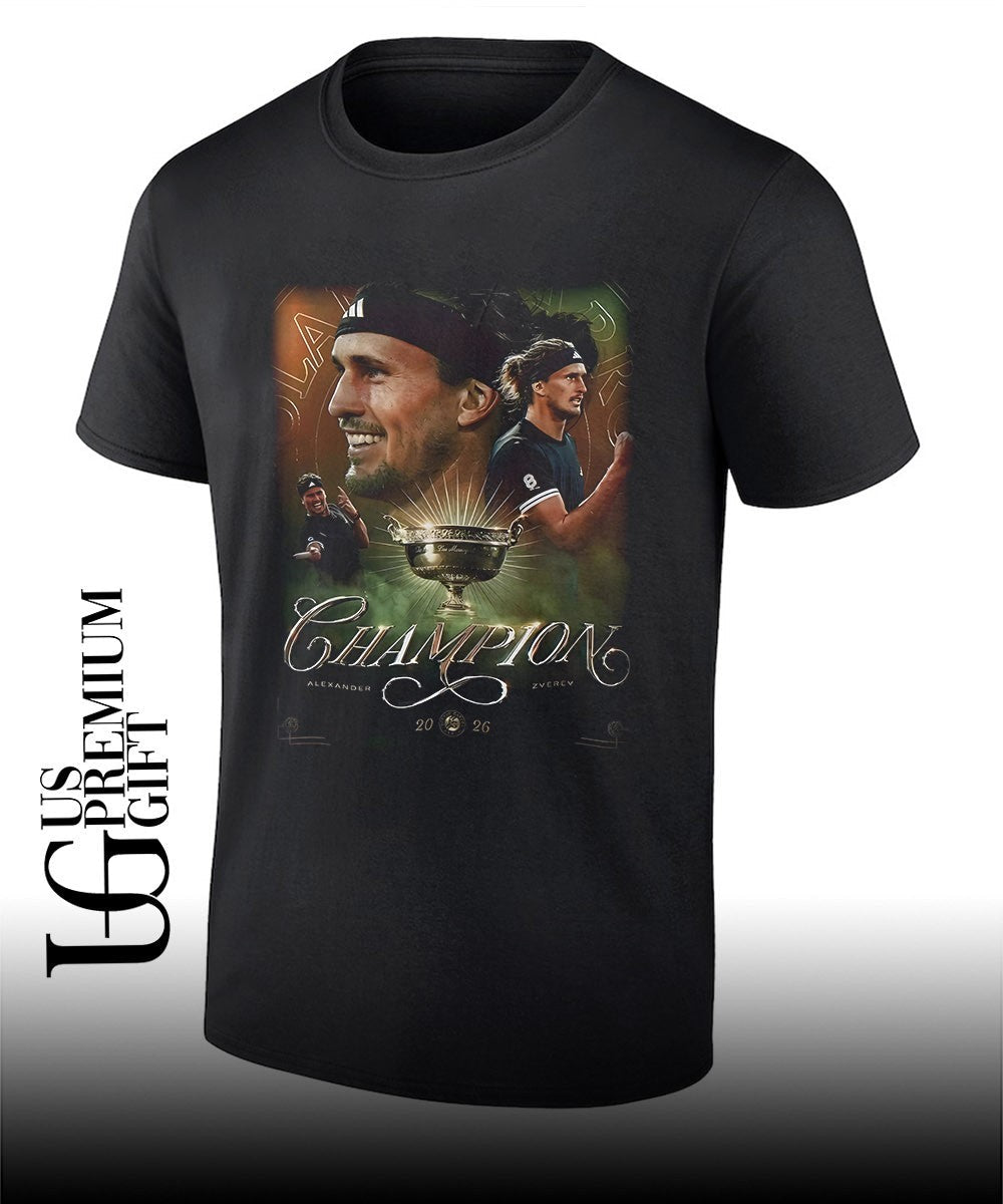 Alexander Zverev 2026 Roland Garros Champions Unisex