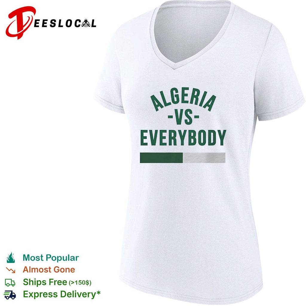 Algeria vs everybody flag soccer pride shirt Unisex