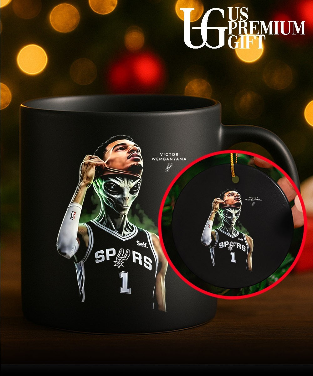 Alien Takeover mask Victor Wembanyama San Antonio Spurs NBA 2026 shirt Unisex