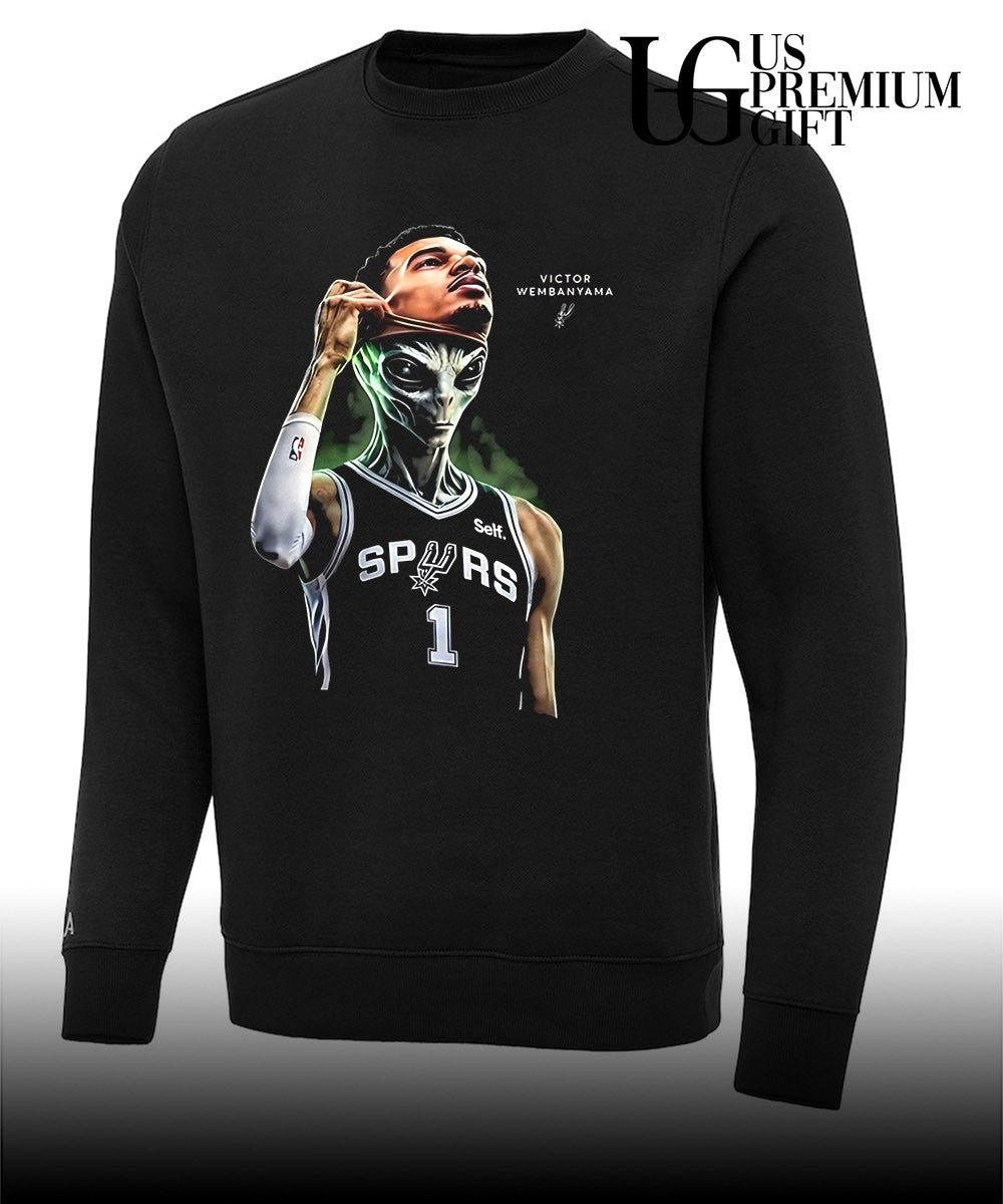 Alien Takeover mask Victor Wembanyama San Antonio Spurs NBA 2026 shirt Unisex