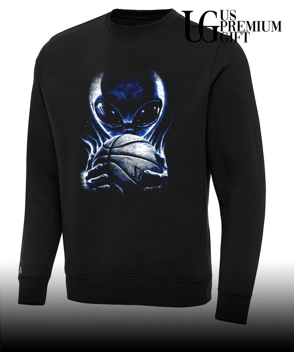Alien Victor Wembanyama being holding spalding Basketball San Antonio Spurs shirt Unisex