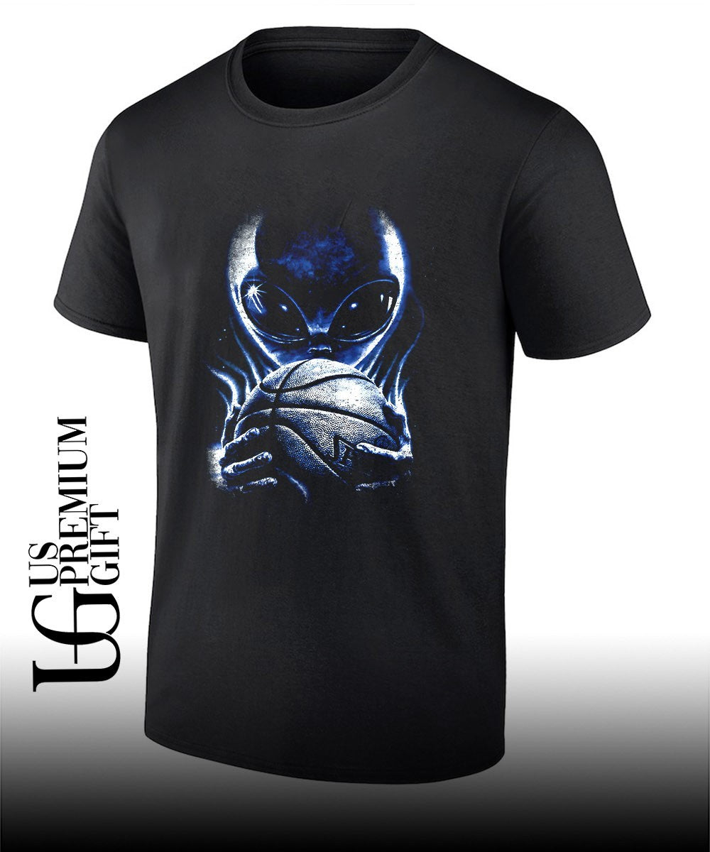 Alien Victor Wembanyama being holding spalding Basketball San Antonio Spurs shirt Unisex