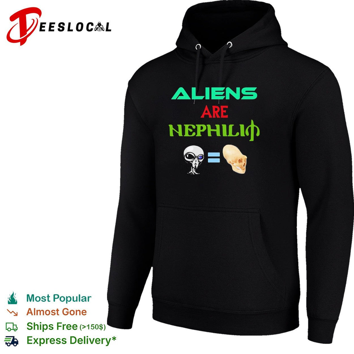 Aliens are Nephilim Paracelsus Alien and Elongated Skull Conspiracy Theory shirt Unisex