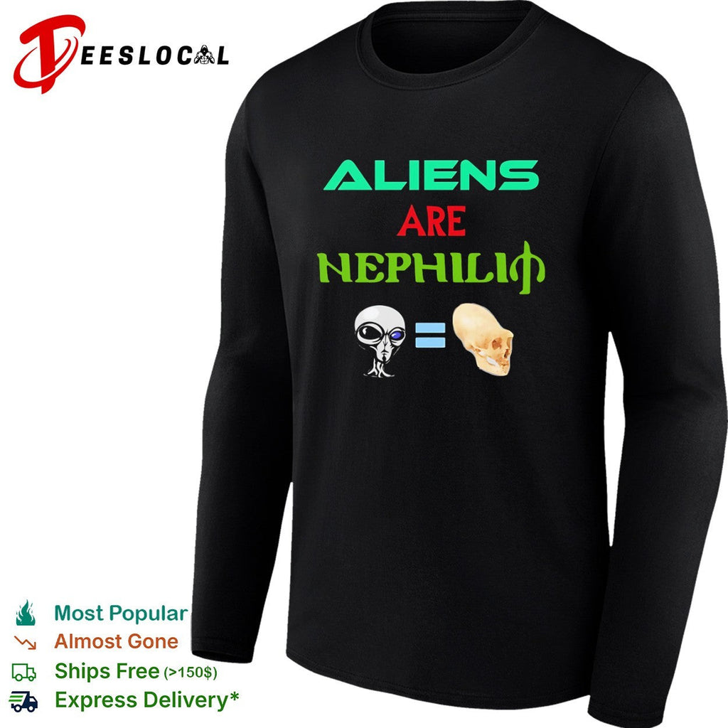 Aliens are Nephilim Paracelsus Alien and Elongated Skull Conspiracy Theory shirt Unisex