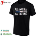 All America All the Time The Dan Bongino Show American Flag Patriotic shirt Unisex