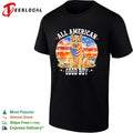 All American Good Boy German Shepherd Fireworks Stars and Stripes Patriotic shirt Unisex