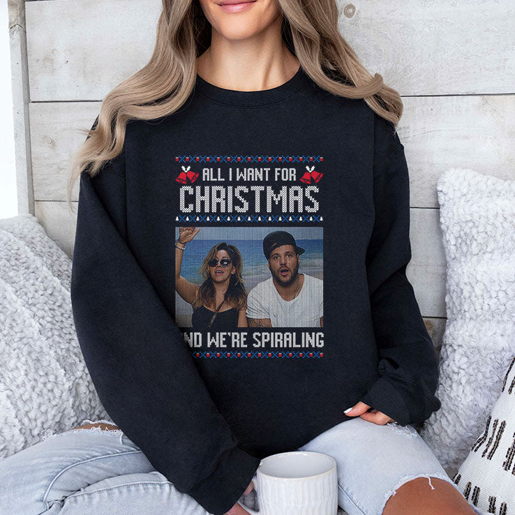 All I Want For Christmas And We’re Spiraling Jersey Shore T Shirt Unisex