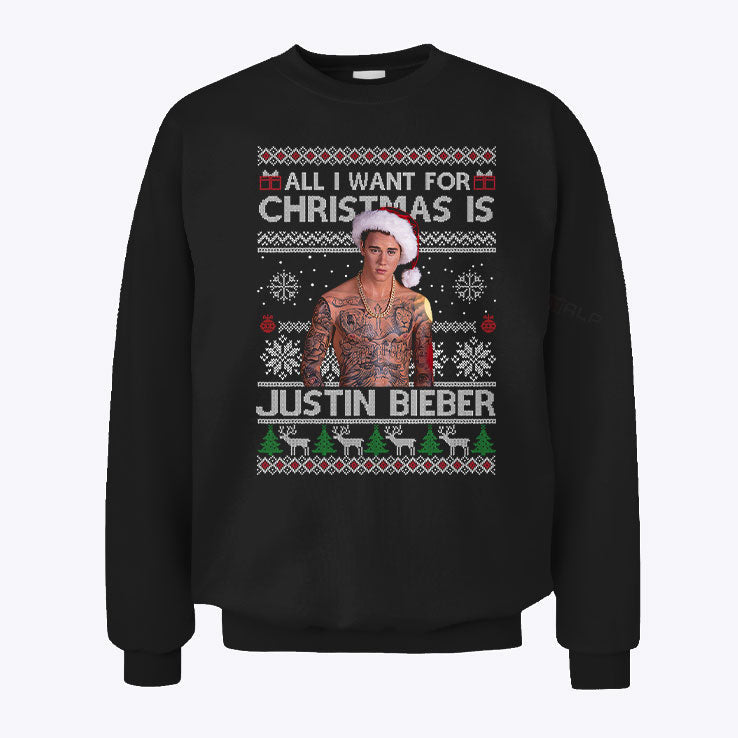 All I Want For Christmas Is Justin Bieber Unisex