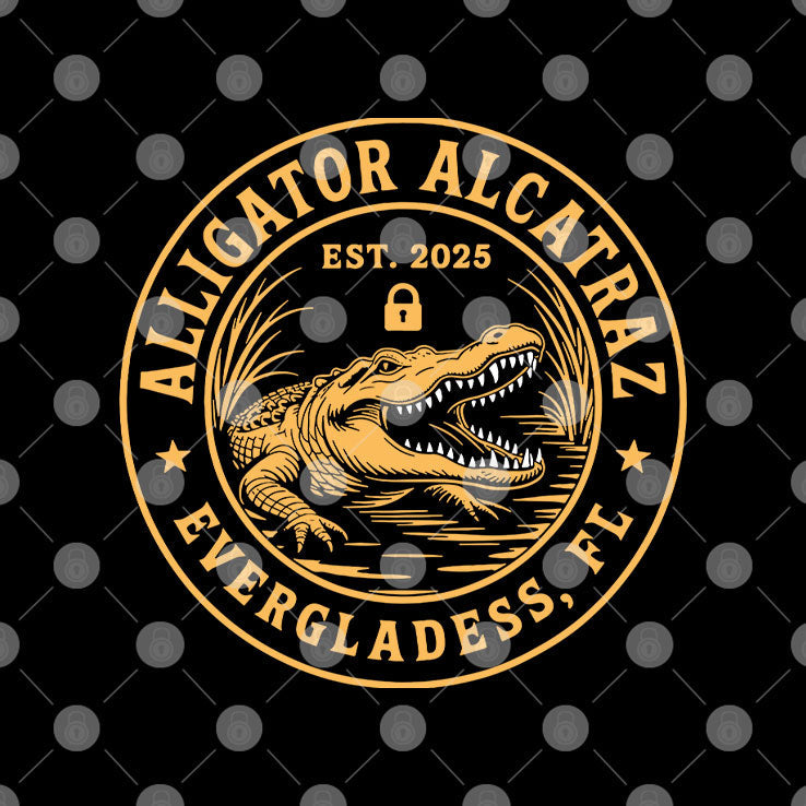 Alligator Alcatraz Florida Everglades Parody Shirt Unisex