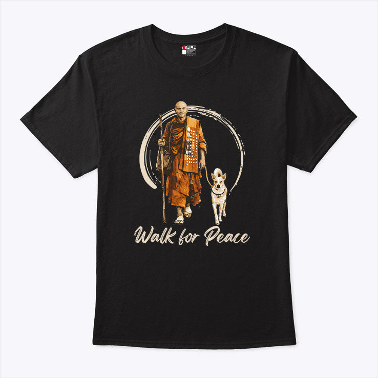 Aloka Dog Walk For Peace T Shirt Unisex