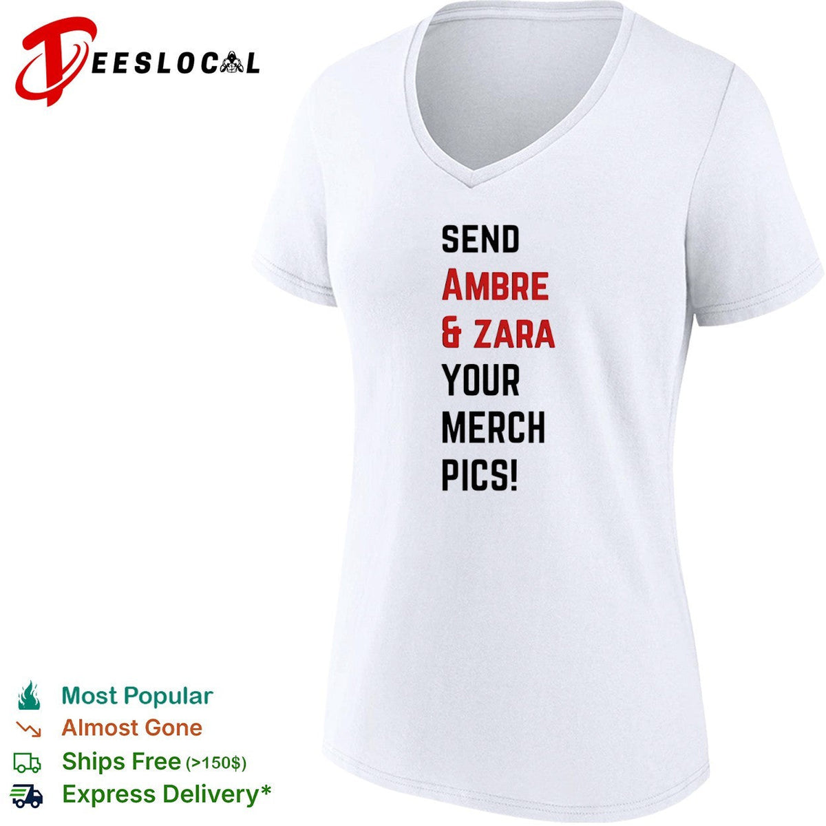 Ambre and Zara send your merch pics shirt Unisex
