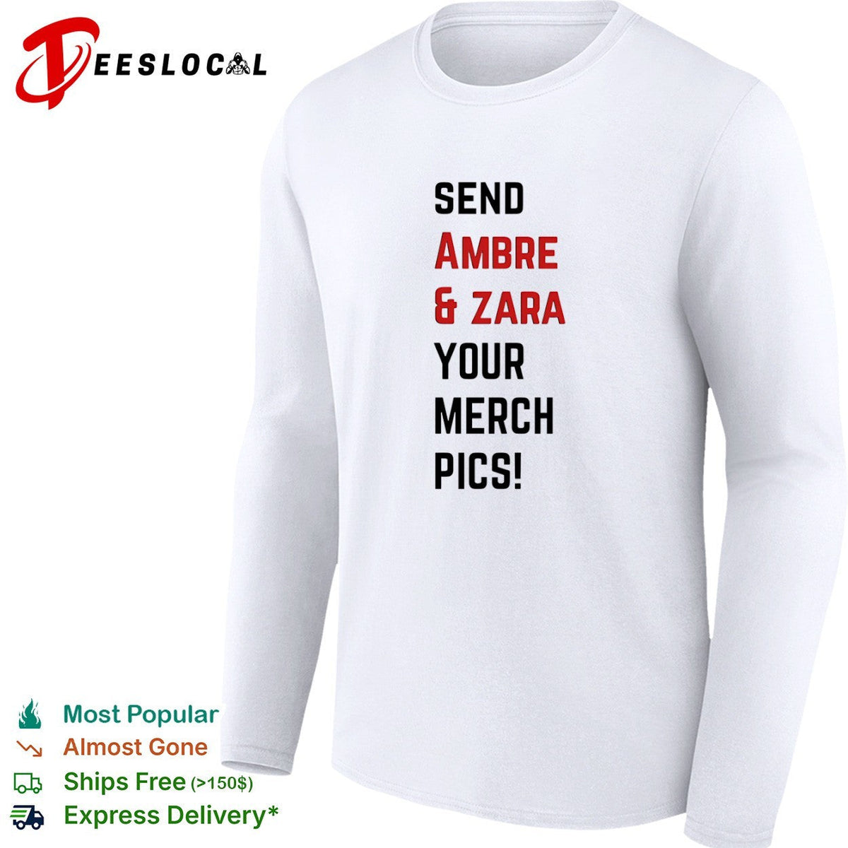 Ambre and Zara send your merch pics shirt Unisex