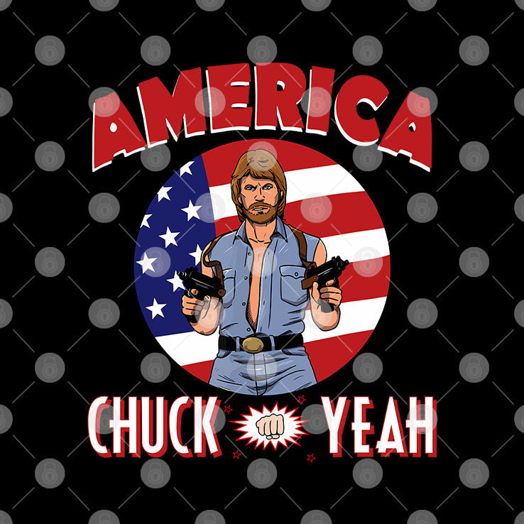 America Chuck Yeah Chuck Norris T Shirt Unisex
