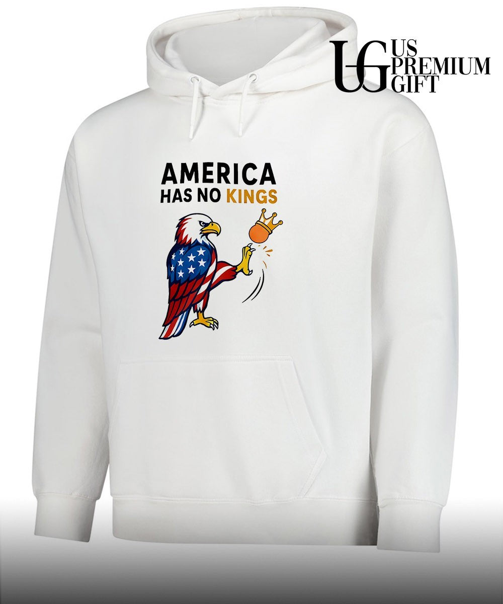 America Has No Kings Eagle Kick Orange Anti Trump shirt Unisex