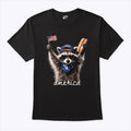 America Raccoon Hot Dog 4th Of July T Shirt Unisex