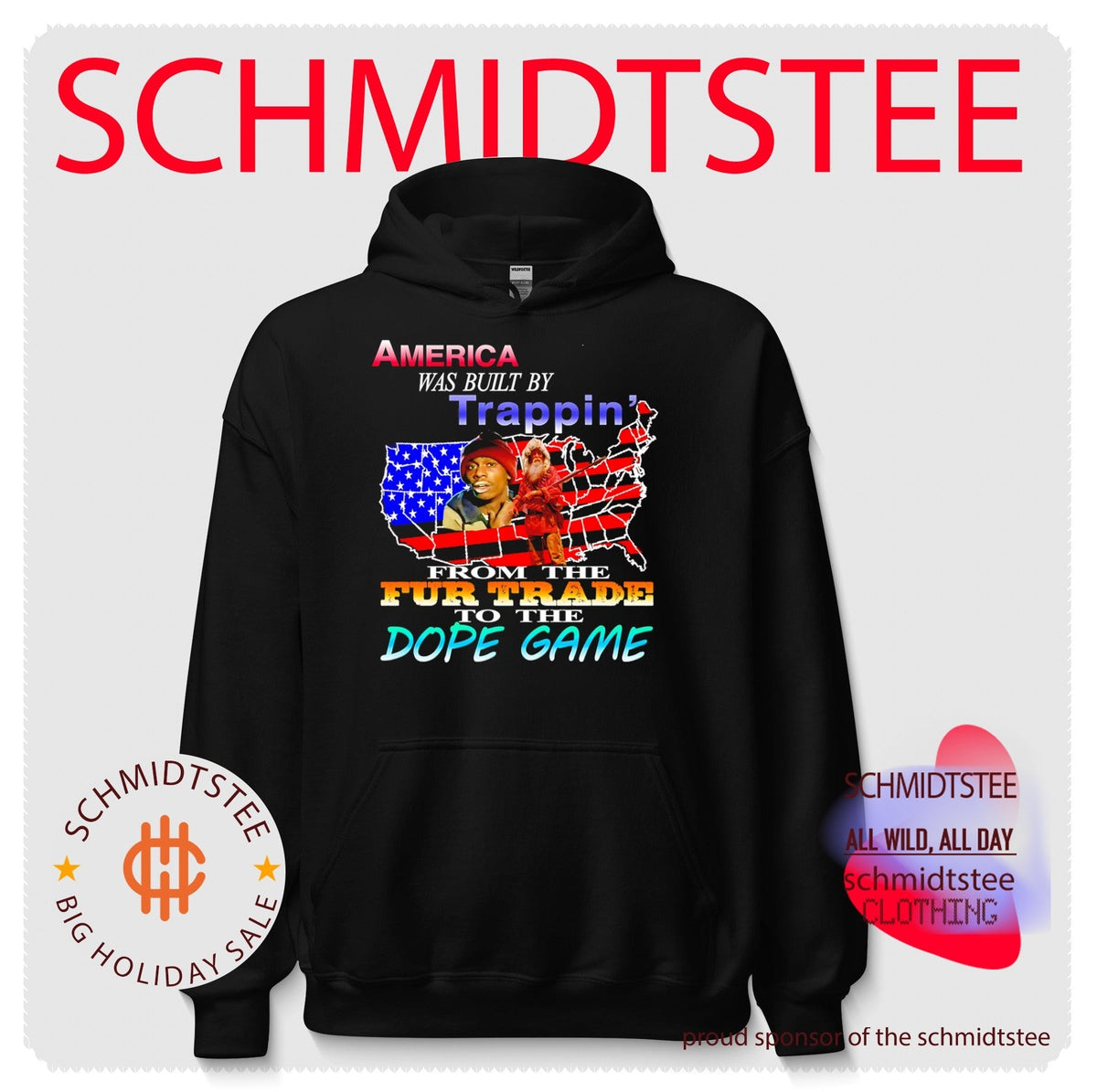 America Was Built by Trappin’ from the Fur Trade to the Dope Game shirt Unisex