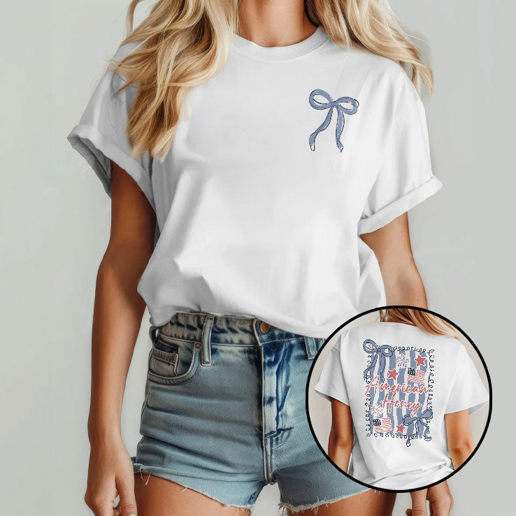 American Honey Coquette 4th Of July T Shirt Unisex