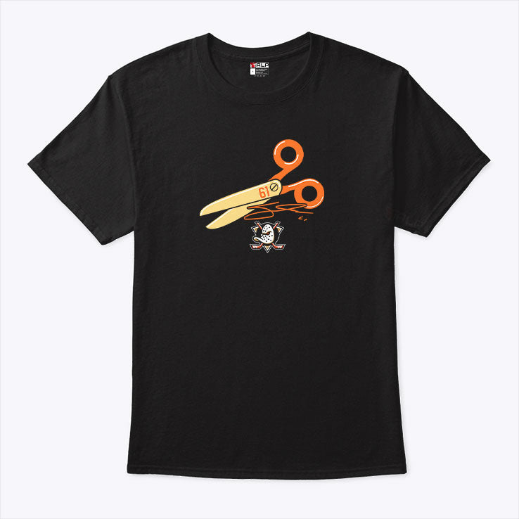 Anaheim Ducks Cutter Gauthier Scissors Shirt Unisex