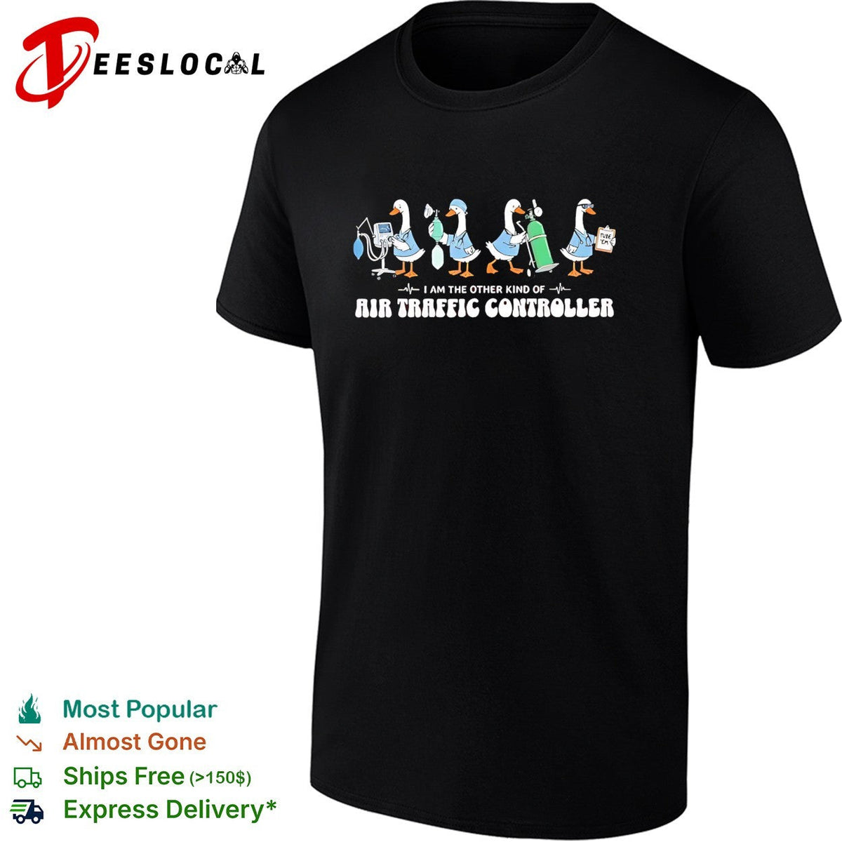 Anesthesiologist Ducks I am the other kind of air traffic controller tube em shirt Unisex