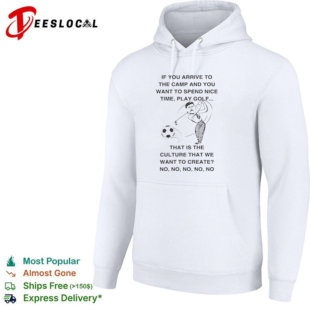 Ange Postecoglou Tottenham Hotspur play golf that is the culture we want to create shirt Unisex