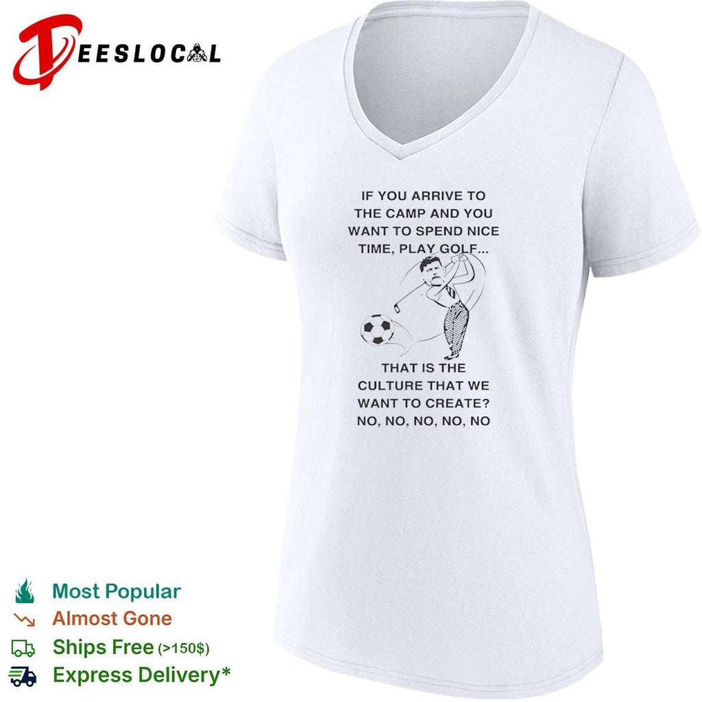 Ange Postecoglou Tottenham Hotspur play golf that is the culture we want to create shirt Unisex