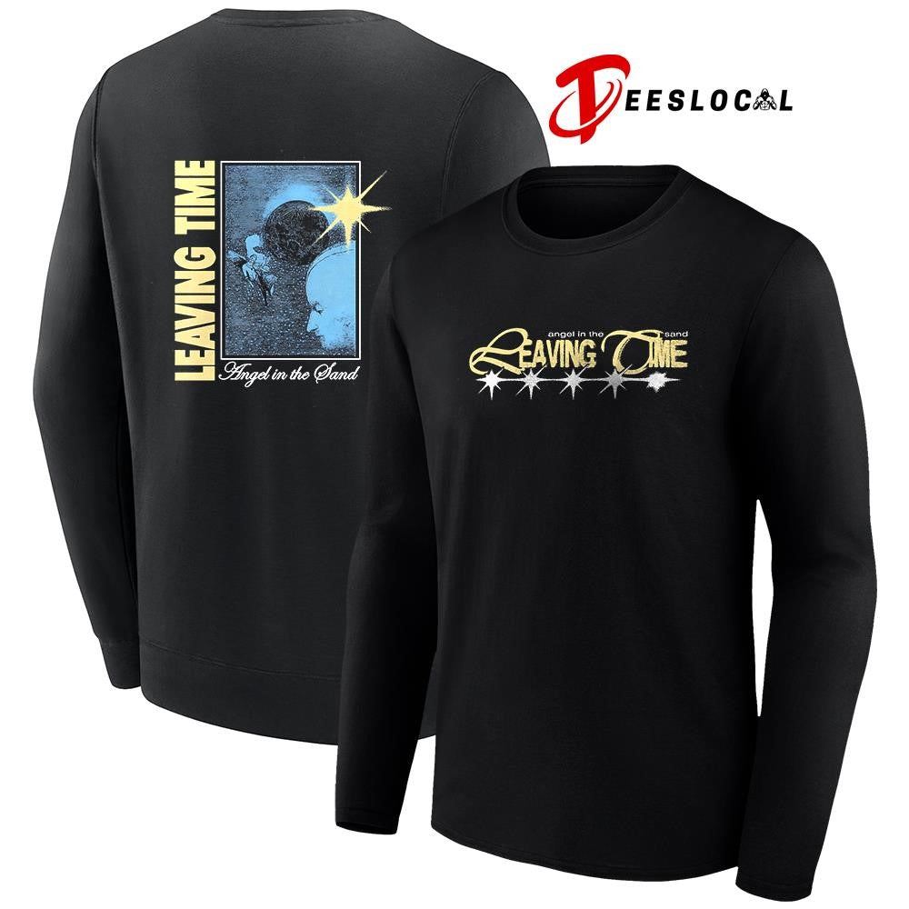Angel in the sand leaving time graphic shirt Unisex
